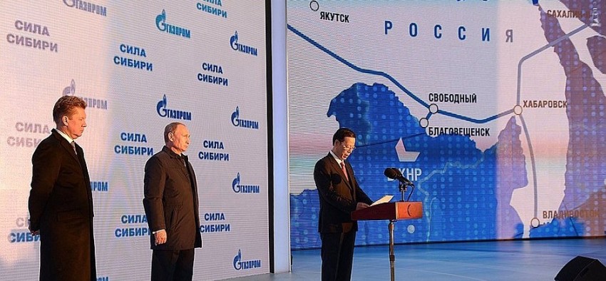 Chine Russie Force de Sibérie gaz fossile gazoduc diplomatie