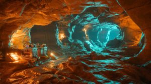 Illustration de la découverte d'un gisement d'hydrogène blanc en Lorraine. Image réalisée par IA.