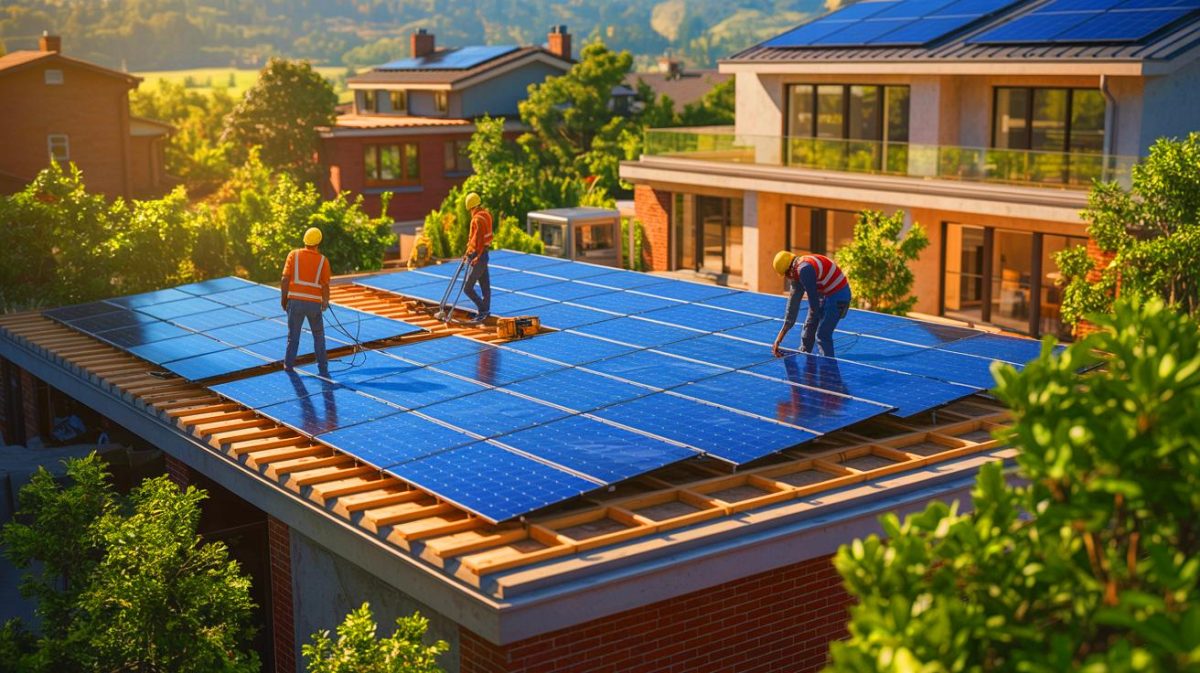 Illustration de la suspension de MaPrimeRénov’ et ses impacts sur les projets de rénovation énergétique, générée par intelligence artificielle.