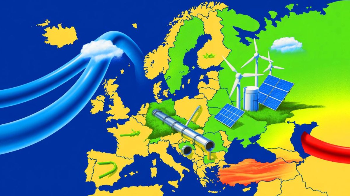 « On coupe le cordon énergétique » : un haut fonctionnaire dévoile le plan choc pour sortir l’Union européenne de la dépendance au gaz et au pétrole russes Illustration de la feuille de route pour mettre un terme à la dépendance énergétique de l'Union européenne vis-à-vis de la Russie. Image réalisée par IA.