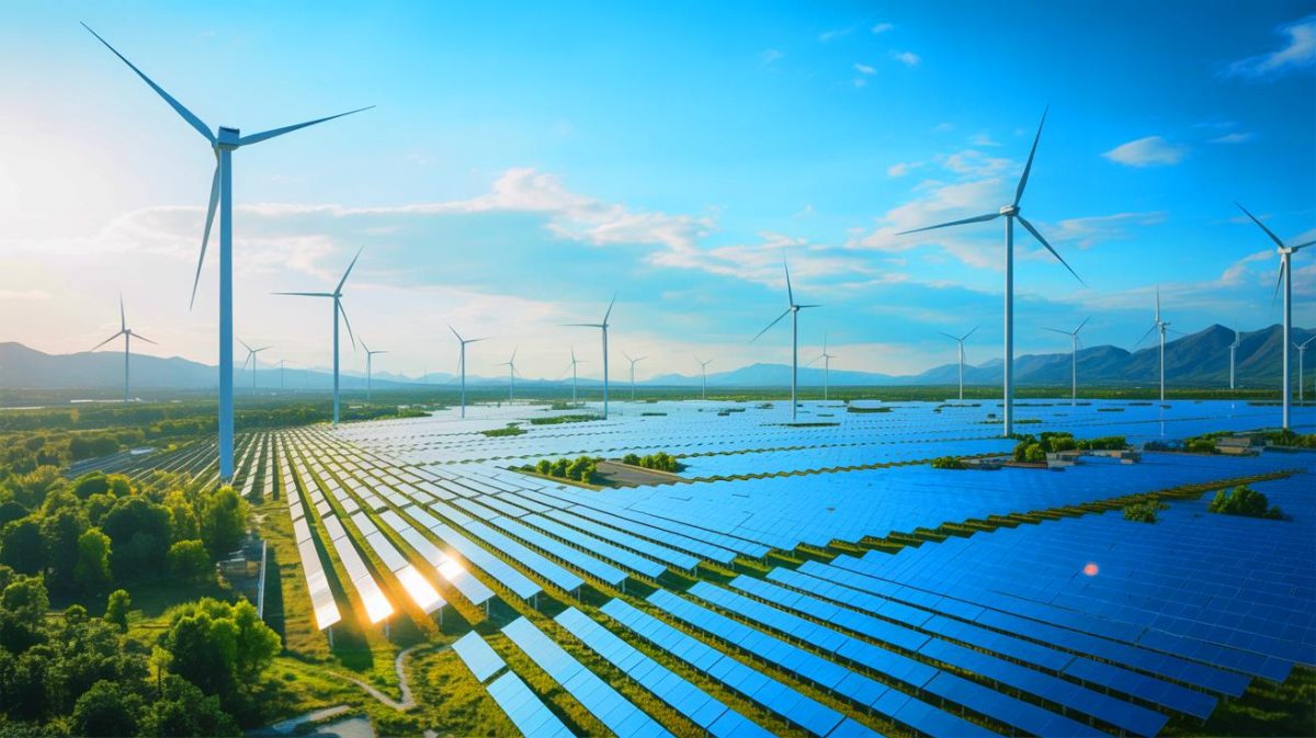 « La Chine explose tous les compteurs » : un nouvel exploit mondial en énergies renouvelables qui redéfinit les standards de l’industrie énergétique Illustration de la Chine établissant un record mondial de capacités solaires et éoliennes, générée par intelligence artificielle.