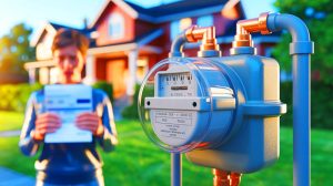 Illustration de l'augmentation des tarifs de gaz prévue en juillet par la Commission de régulation de l'énergie. Image réalisée par IA.