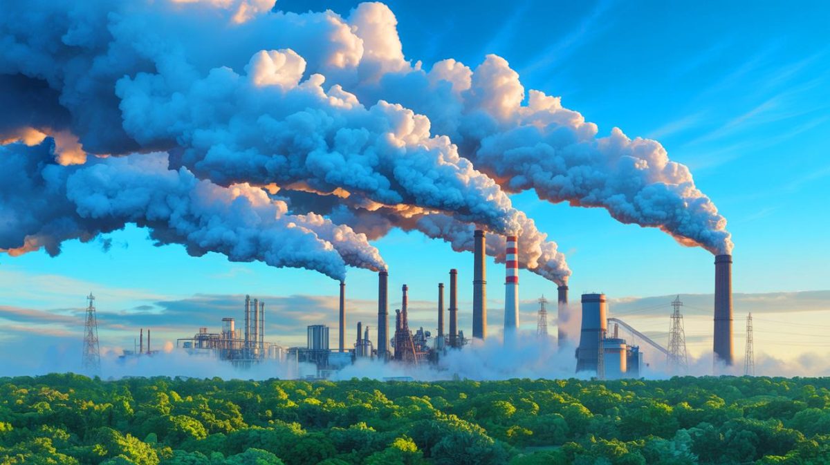 « Nous détruisons la planète » : découvrez ces 57 entités qui émettent 80% du CO2 mondial et menacent notre avenir écologique Illustration de la responsabilité des 57 plus grands pollueurs mondiaux dans les émissions de CO2, créée par intelligence artificielle.