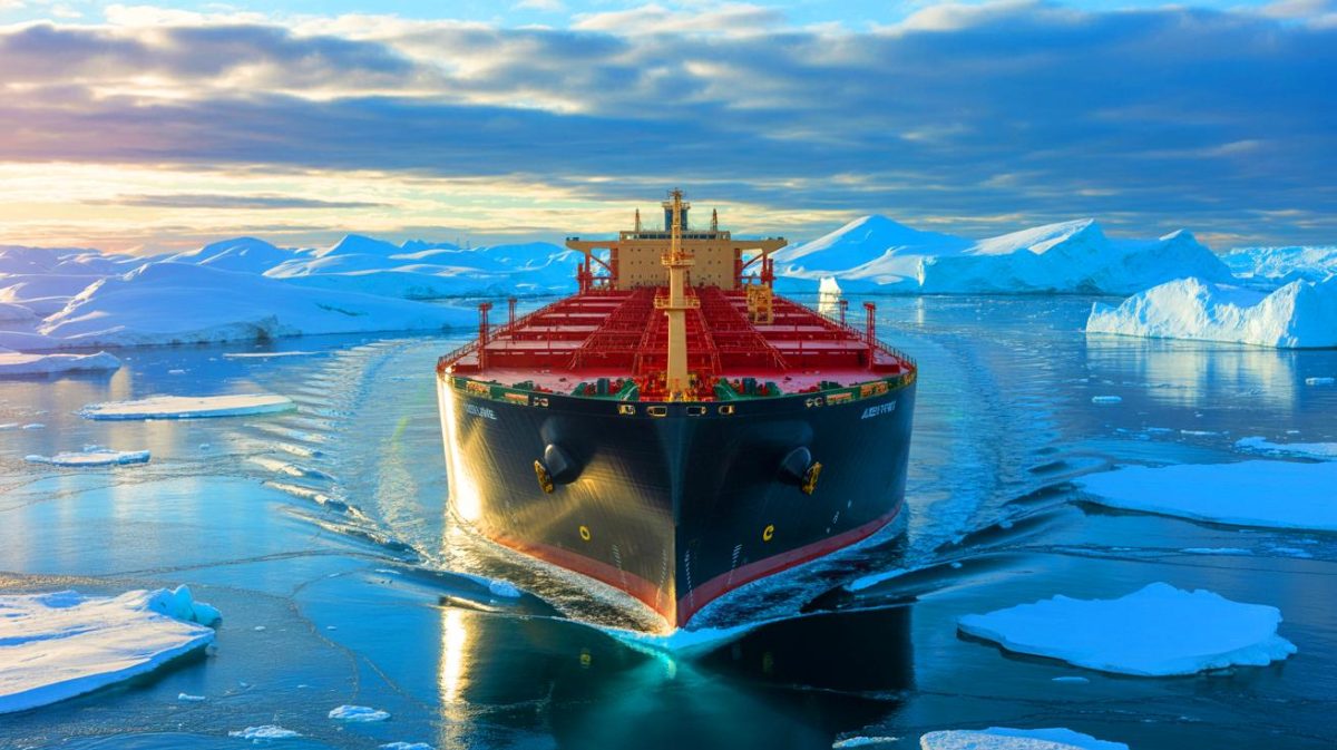 La Russie alimente le marché avec « les cargos invisibles » partis de Sibérie pour vendre son gaz malgré l’embargo occidental Illustration de navires fantômes transportant du gaz russe en contournant les sanctions internationales.