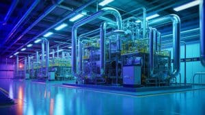 Illustration de l'investissement stratégique d'Air Liquide dans la production de gaz pour semi-conducteurs en Allemagne.