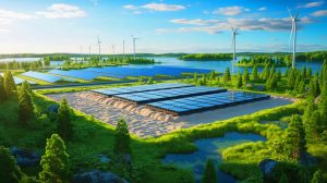 Illustration de l'innovation énergétique avec la batterie de sable à Pornainen.