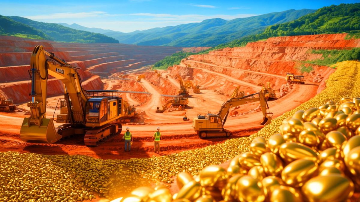 La Chine annonce la découverte du plus grand gisement d’or jamais identifié et renverse brutalement l’équilibre économique planétaire Illustration de la découverte d'un gigantesque gisement d'or dans la province du Hunan, en Chine.