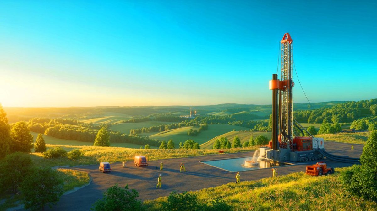 Illustration de la découverte d'un gisement d'hydrogène blanc en Moselle.