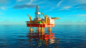 Illustration de la découverte d'un gisement pétrolier majeur en mer Baltique et ses implications énergétiques pour l'Europe.