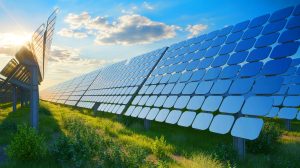 Illustration de miroirs en plastique développés pour améliorer l'efficacité de l'énergie solaire thermique.