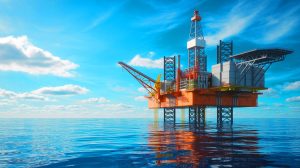 Illustration de la découverte d'un important gisement de pétrole et de gaz dans le golfe de Beibu.