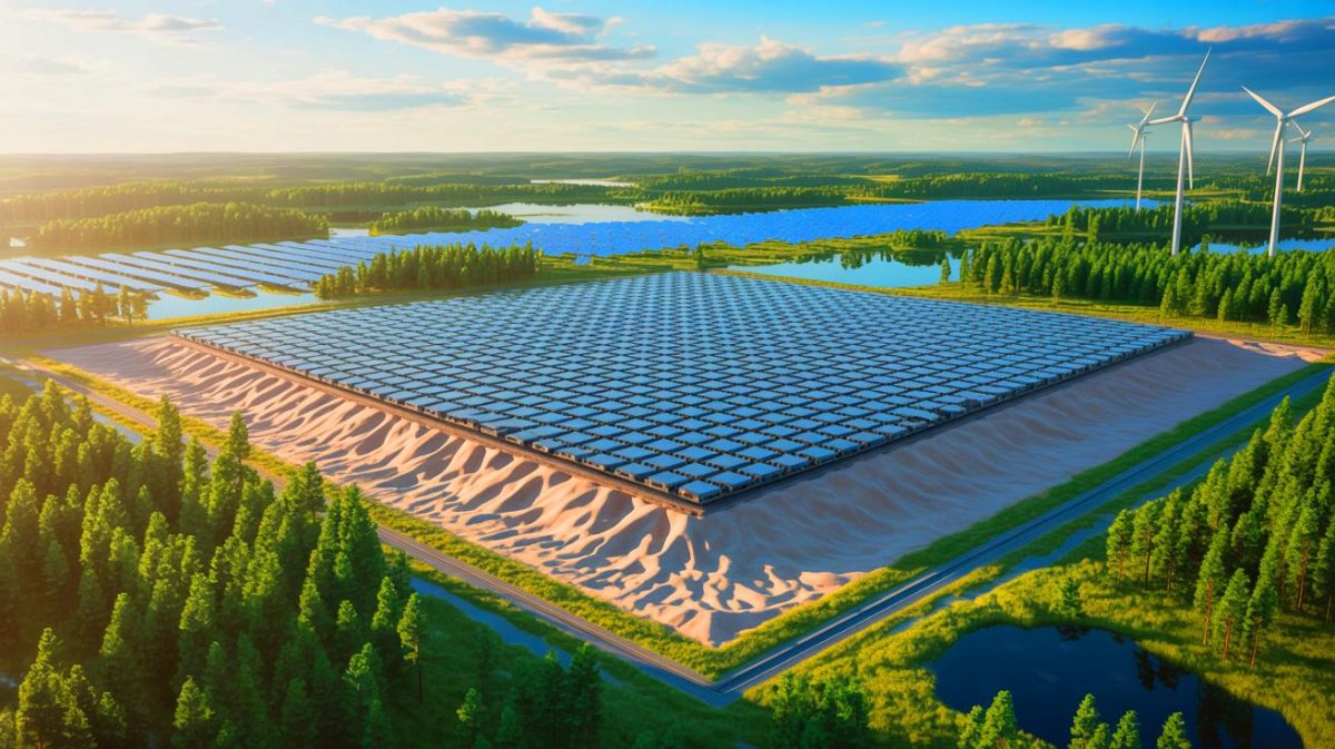 Une percée finlandaise décrite comme « une étincelle qui avale tout » pourrait balayer le gaz naturel et rebattre les cartes mondiales Illustration de l'innovation énergétique avec la batterie de sable à Pornainen.