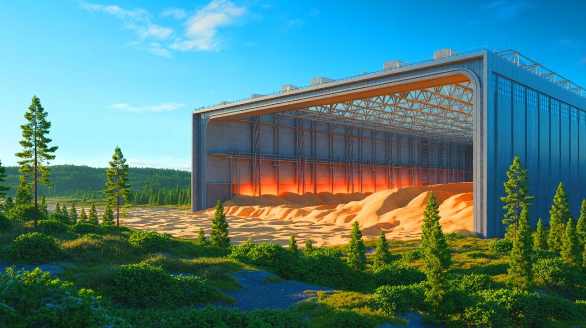 La Finlande frappe fort « en remplaçant le gaz naturel » par une invention qui bouleverse le marché énergétique mondial et menace des millions d’emplois Illustration de la batterie de sable innovante utilisée à Pornainen pour le chauffage urbain.