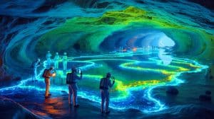Illustration de la découverte d'un gisement d'hydrogène blanc en Lorraine et son potentiel pour l'énergie propre.