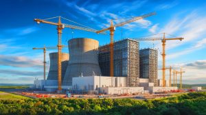 Illustration de l'EPR de Flamanville et ses défis de construction.