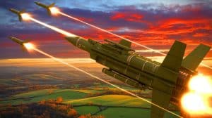 Illustration de la mise en œuvre du système de défense aérienne Sky Sabre au Royaume-Uni.