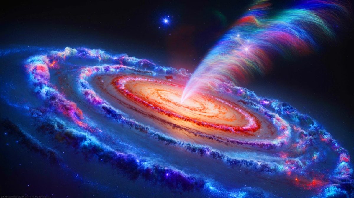 Un trou noir monstrueux au centre de la Voie lactée affole les chercheurs et pulvérise toute illusion de sécurité terrestre Illustration de la galaxie spirale 2MASX J23453268−0449256 avec ses jets radio géants.