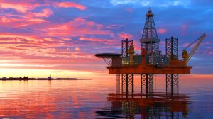 Illustration de la découverte du gisement pétrolier Wolin East 1 en mer Baltique.