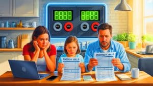 Illustration de l'impact de l'augmentation de la TVA sur les factures d'énergie des foyers français.