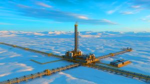 Illustration de la découverte de l'hydrogène blanc en Sibérie et son impact sur le paysage énergétique mondial.