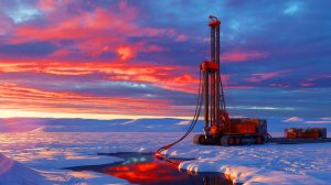 Illustration de la découverte de l'hydrogène blanc en Sibérie et ses implications énergétiques mondiales.