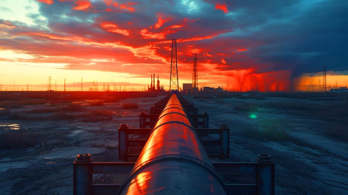 Illustration de l'impact des sanctions économiques sur l'exportation des combustibles fossiles russes.