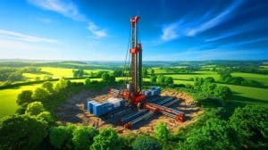 Illustration de la découverte d'un vaste gisement d'hydrogène blanc en Lorraine.