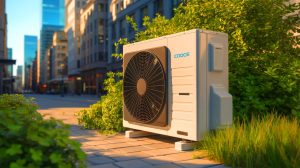 Illustration de la technologie de climatisation innovante et durable développée par la Slovénie.