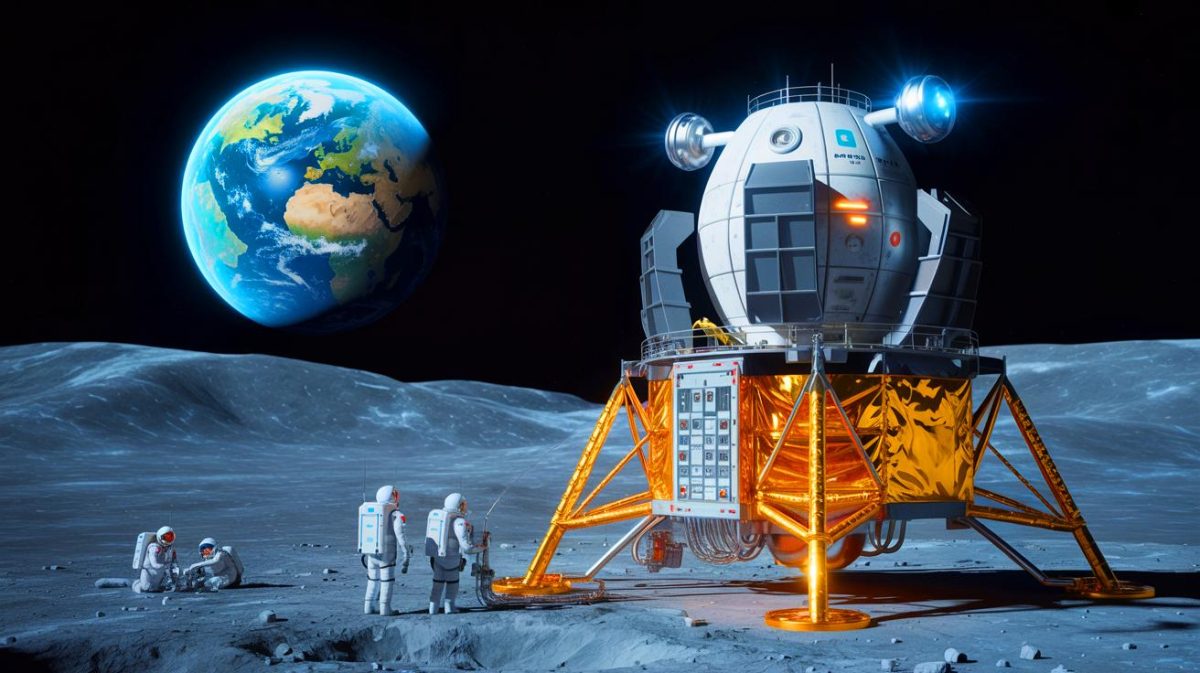 « Les États-Unis veulent dominer la Lune avec l’atome » : le réacteur nucléaire de la NASA alarme la Chine, une nouvelle course à l’espace est lancée Illustration de l'installation prévue d'un réacteur nucléaire sur la Lune par la NASA d'ici 2030.