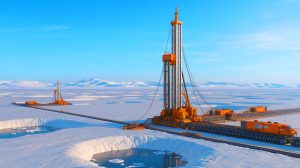 Illustration de la découverte de l'hydrogène blanc en Sibérie et ses implications énergétiques mondiales.
