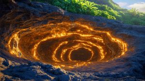 « Il y a assez d’or pour recouvrir la Terre de 46 centimètres » : Hawaï cache le plus gros gisement aurifère de l’histoire qui révolutionne l’économie Illustration de la découverte d'un gisement d'or colossal sous les volcans d'Hawaï.