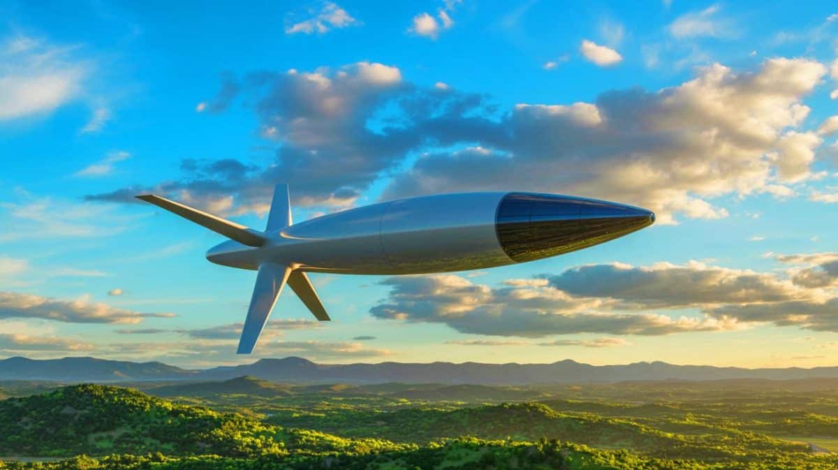 « Une turbine flottante de 1 mégawatt vole à 1 500 mètres » : la Chine génère 27 fois plus d’électricité avec ce dirigeable éolien révolutionnaire Illustration de la turbine éolienne flottante S1500 en test en Chine.