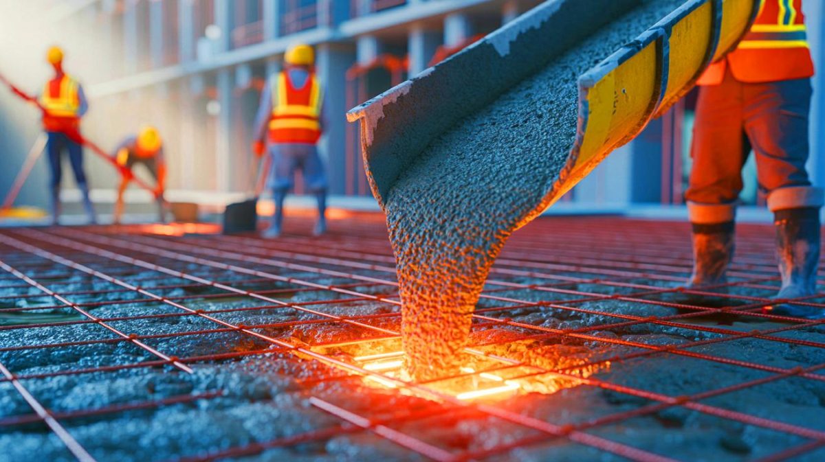 « Des bactéries transforment vos murs en batteries géantes » : ce ciment vivant stocke l’électricité et se régénère avec des nutriments pour des décennies Illustration de la transformation du ciment en stockage d'énergie grâce à l'incorporation de bactéries vivantes.