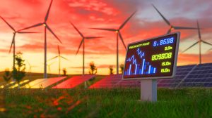 Illustration de la production excédentaire d'électricité renouvelable en France entraînant des prix négatifs.