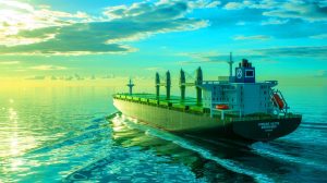 Illustration de la transition vers un secteur maritime à faible émission de carbone.