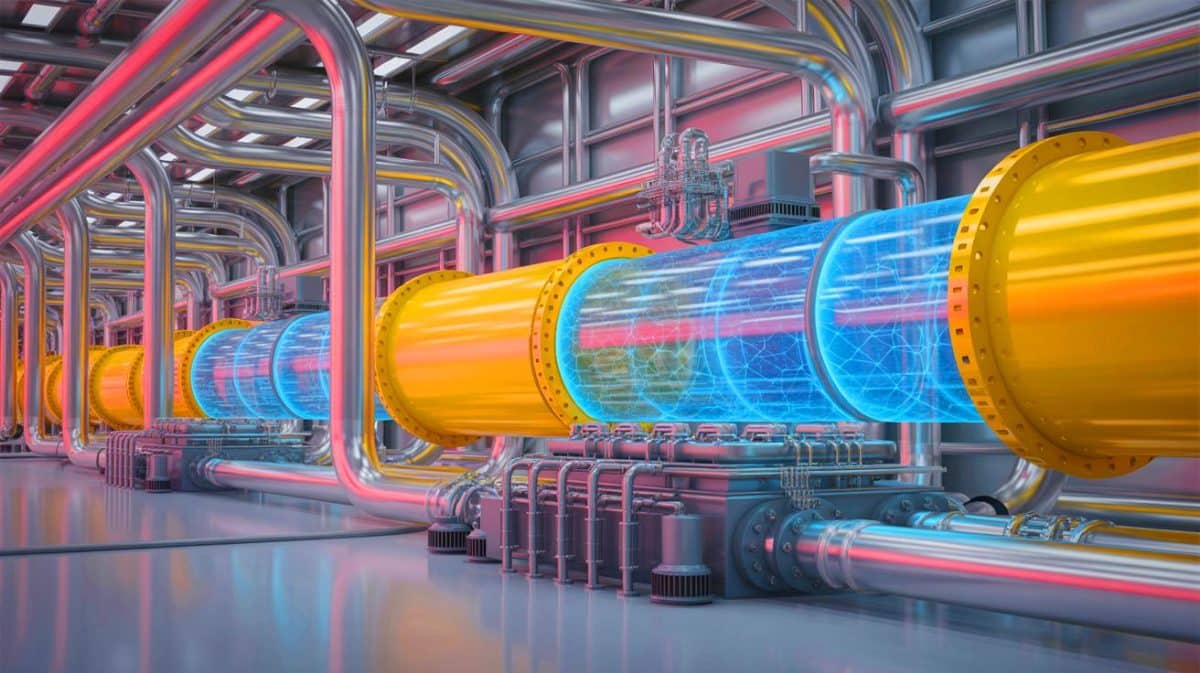« Cette machine britannique mange le méthane toxique » : Levidian révèle son invention révolutionnaire qui transforme les gaz polluants en matériaux miracles Illustration de la transformation du méthane en hydrogène et graphène grâce à la technologie LOOP de Levidian.