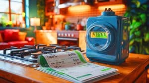 Illustration de la baisse des prix du gaz et son impact sur les factures des consommateurs.