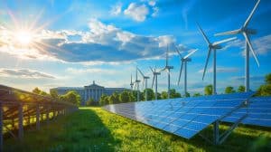 Illustration de l'impact financier croissant du soutien aux énergies renouvelables en 2025.