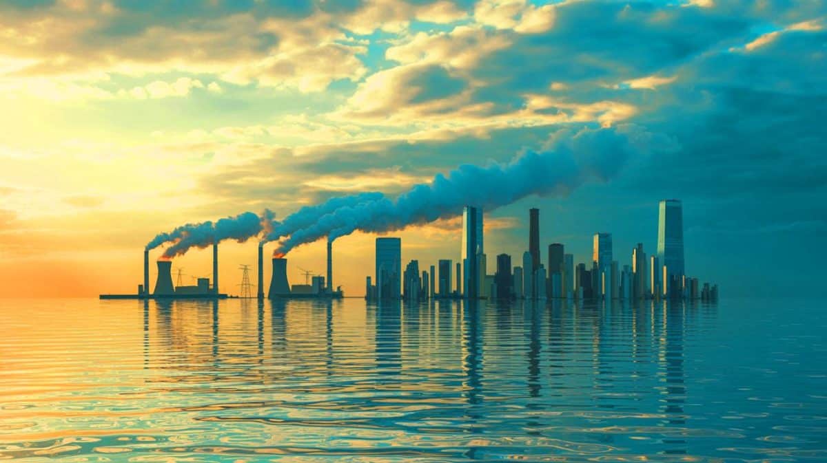 « Les gouvernements cachent la vérité climatique catastrophique » : cette production secrète d’énergies fossiles qui condamne 216 millions de personnes à l’exil total Illustration de l'impact du réchauffement climatique dû à la surproduction d'énergies fossiles.