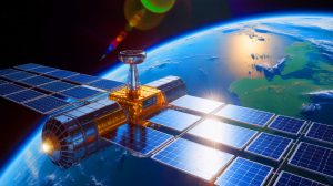 Illustration de la centrale solaire en orbite projetée par la Chine pour révolutionner l'énergie mondiale.