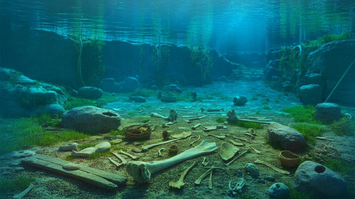 « Ce village de 8500 ans resurgi des eaux » : cette découverte danoise qui révèle la vie préhistorique divise les archéologues sur les éoliennes offshore Illustration de la découverte d'un village côtier préhistorique sous les eaux de la baie d’Aarhus.