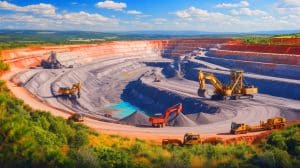 Illustration de la découverte d'un gisement de lithium en France potentiellement transformateur pour la transition énergétique.