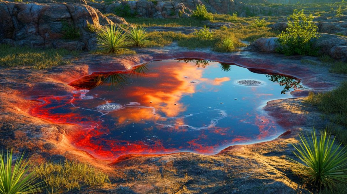 « La vie a pu naître dans une simple flaque d’eau » : des scientifiques recréent la réaction chimique originelle qui a donné naissance à toute vie sur Terre Illustration de la réaction chimique simulée par les chercheurs pour éclairer l'origine de la vie.