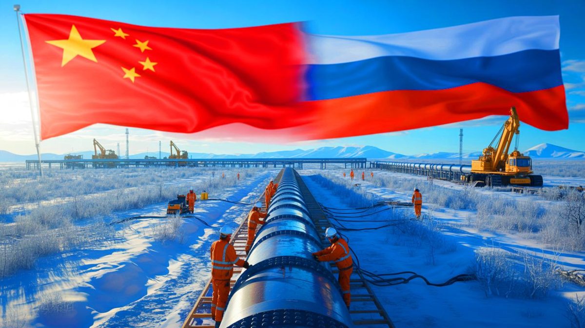 « Du gaz russe à prix cassé pour la Chine » : cet accord énergétique sino-russe étouffe l’Europe avec des tarifs préférentiels que Pékin impose à Moscou désespéré Illustration de la rencontre entre Vladimir Poutine et Xi Jinping pour la signature d'un accord sur un gazoduc russo-chinois.