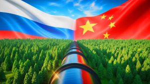 Illustration de l'accord énergétique entre la Russie et la Chine impactant l'ordre gazier mondial.
