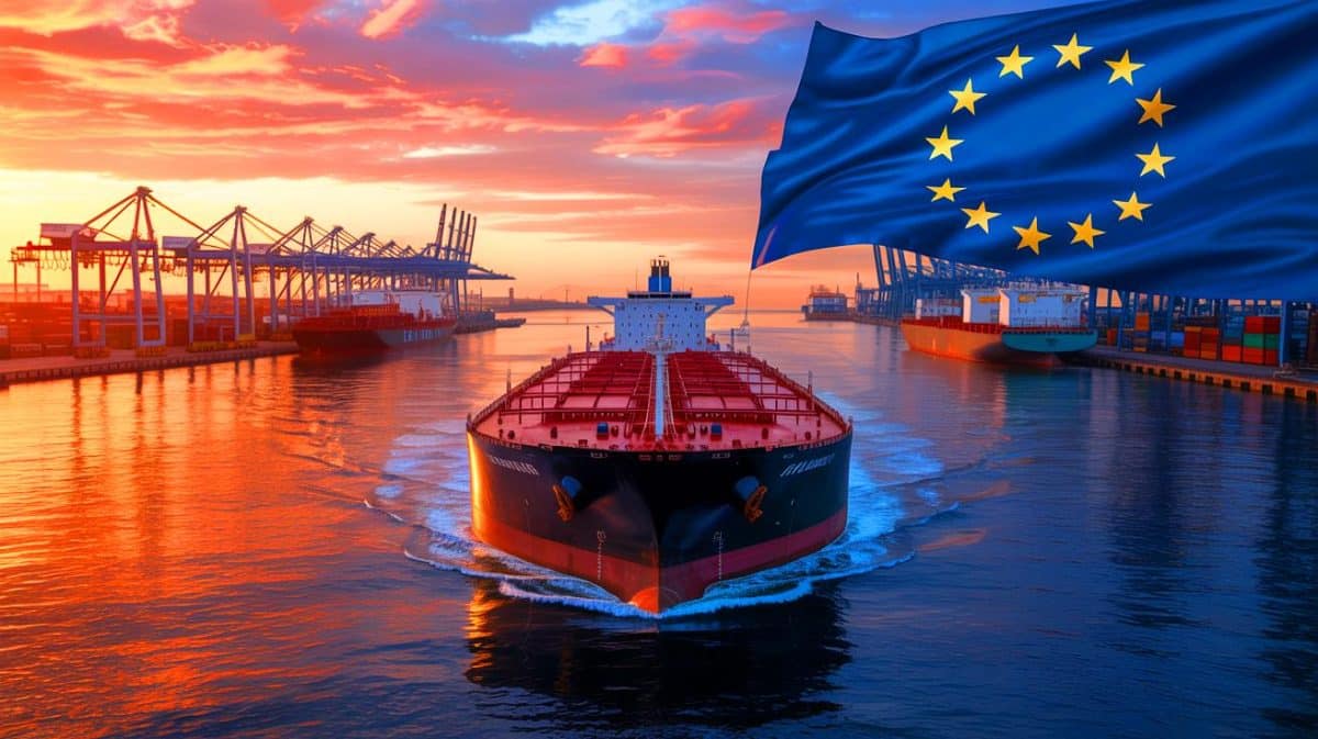 « L’Europe taxe secrètement le pétrole russe » : cette guerre commerciale cachée entre Bruxelles et Moscou qui bouleverse complètement les prix énergétiques Illustration de la proposition de la Commission européenne d'imposer des droits de douane sur le pétrole russe.