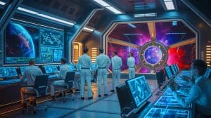Illustration de la relance de la franchise Stargate par Amazon.
