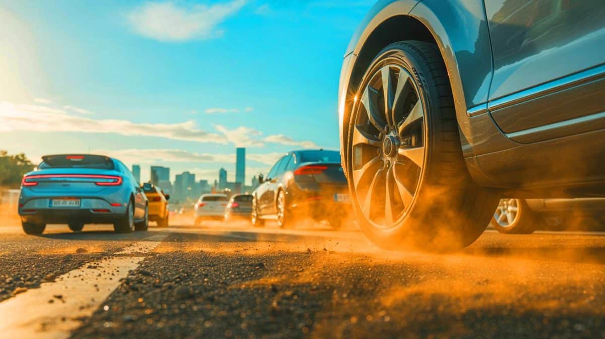 « On croyait les voitures électriques propres » : leurs freins libèrent des particules toxiques aussi dangereuses que les gaz d’échappement (et c’est prouvé) Illustration de l'impact des particules fines émises par les véhicules sur la qualité de l'air.