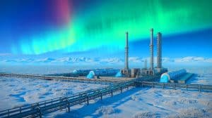 Illustration de la découverte de l'hydrogène blanc en Sibérie et ses implications énergétiques mondiales.