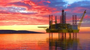 Illustration de la découverte d'un vaste gisement de gaz naturel par ExxonMobil au large de Chypre.